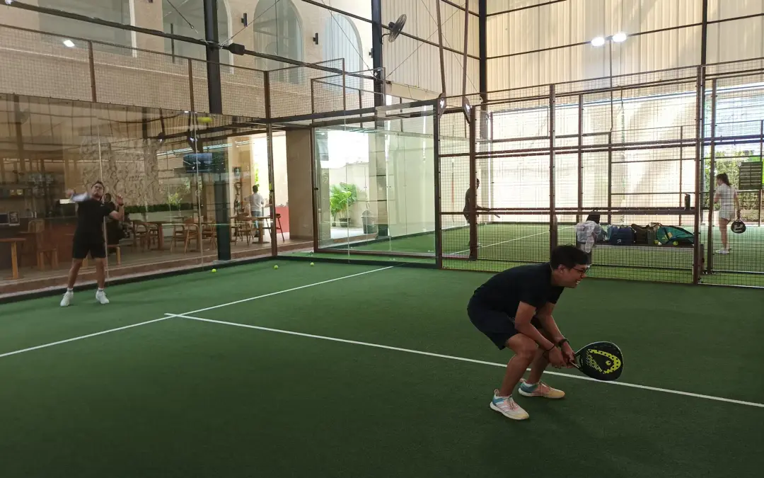 A player in ready position