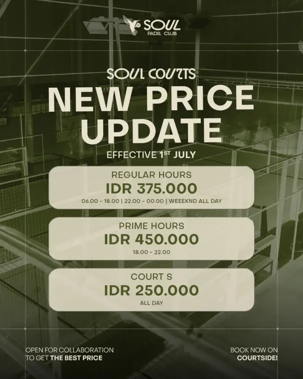 Soul Courts new price update poster